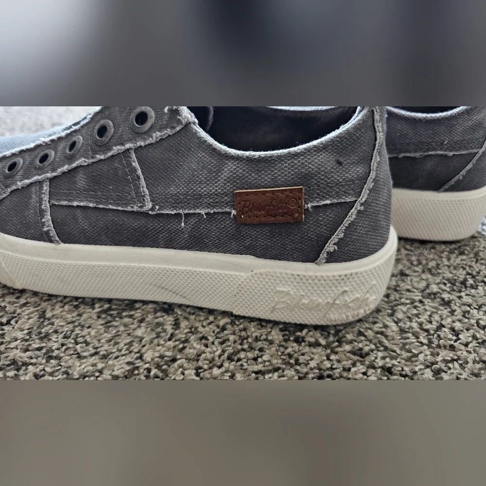 Blowfish Charcoal Canvas Slip-Ons - Picture 4 of 6